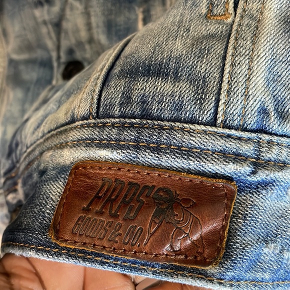 🔥🔥PRPS Acid Wash Denim Fully insulated Trucker Jacket Size: XXL🔥🔥 - Picture 14 of 16